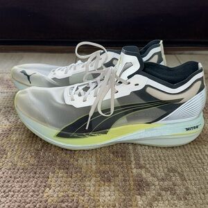 Puma Men’s Gray and Green Athletic Sneakers